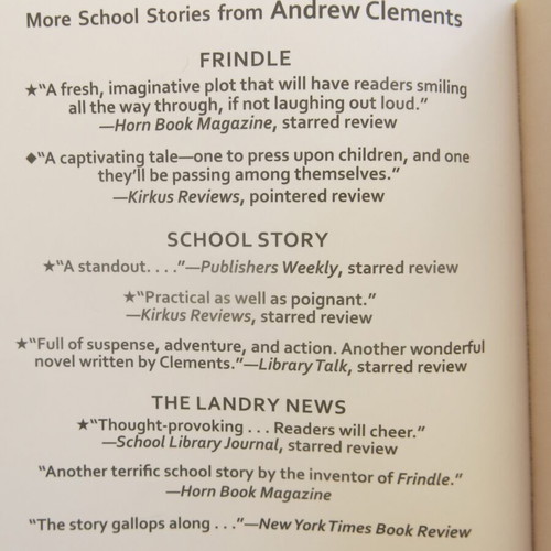No Talking book by Andrew Clements used, in English