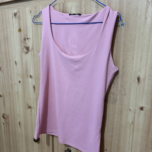 Zara blouse, elastic fabric, salmon color, size M