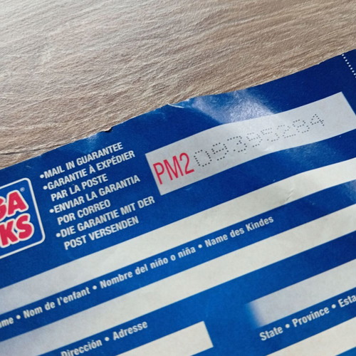 Catalog of old toys used with wear