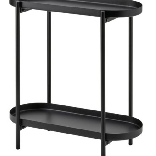 IKEA Olivblad plant stand like new, black, indoor/outdoor