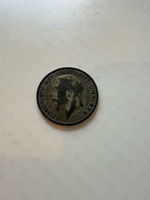Αγγλικό ασημένιο νόμισμα Half Crown 1923 μεταχειρισμένο, George V
