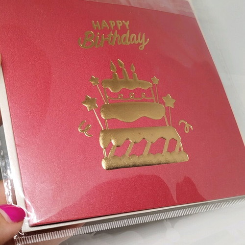 3D birthday card new with envelope