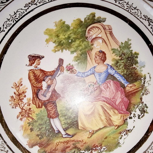 Keramikos decorative wall plate like new, 23cm diameter