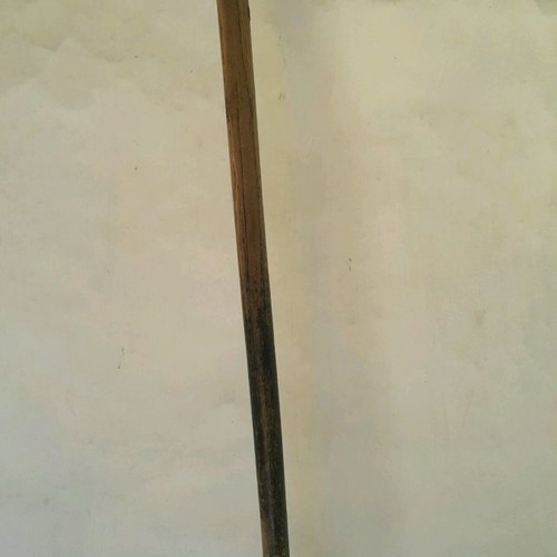 Vintage wooden handmade walking cane used, height 89cm