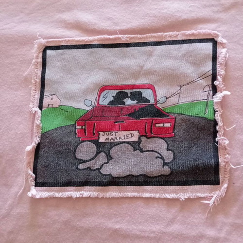 People Vintage Y2K Graphic T-Shirt pastel pink, like new