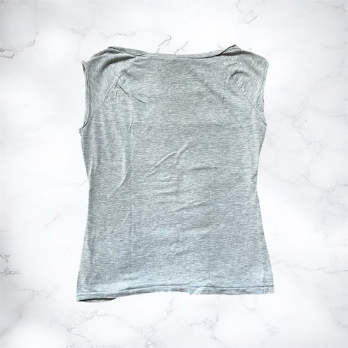 DKNY women's sleeveless top gray like new, size XS