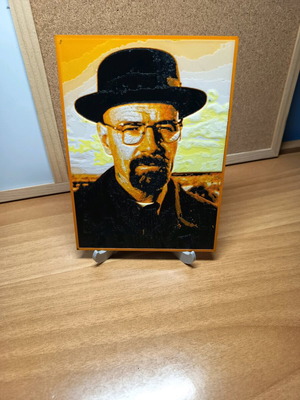 3D Printed Heisenberg - Walter White Art Print New
