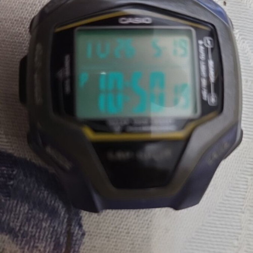 Casio WS-110H Lap 50 watch used with new battery