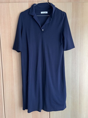 Lacoste summer cotton dress, blue, size S