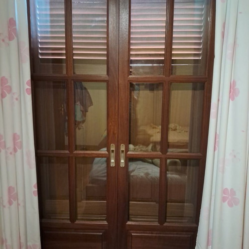 Wooden frames used, doors, windows, shutters