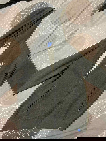 Adidas ζακέτα γκρι medium