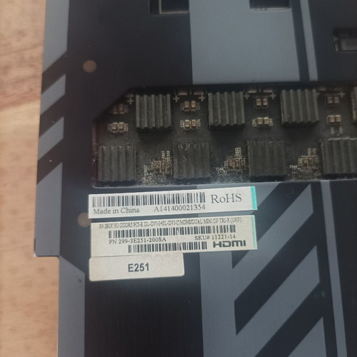 R9 280X 3G GDDR5 graphics card for spare parts or repair
