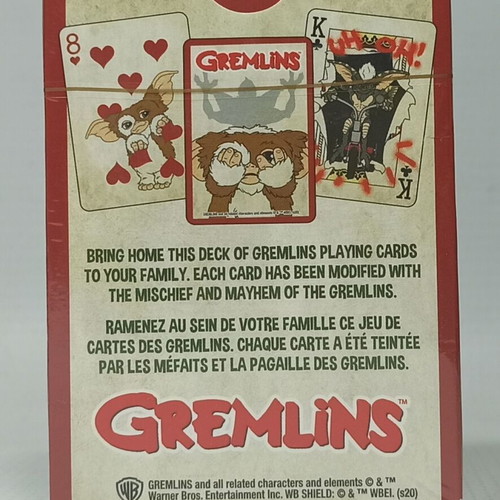 Aquarius Gremlins Playing Cards 54-Card Deck New