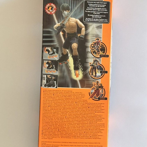 Hasbro 2002 Action Man Roller Extreme figure, new