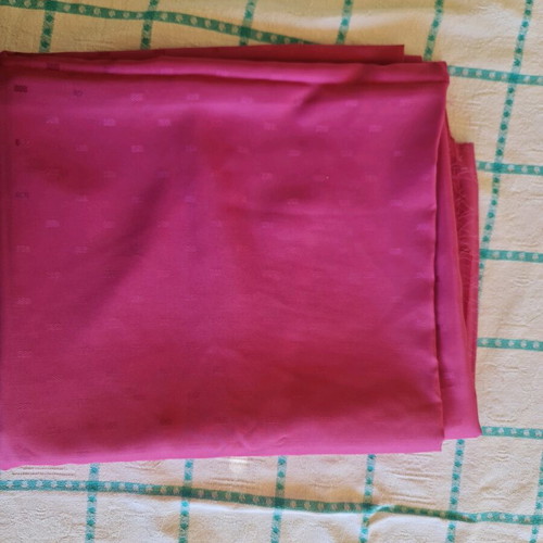 Shiny pink fabric