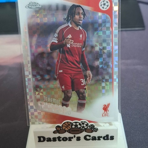 Topps Chrome UCC Liverpool 3 Cards Gerrard, Frimpong, Szoboszlai new