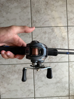 Saurus 702 spinning fishing rod with Doman reel