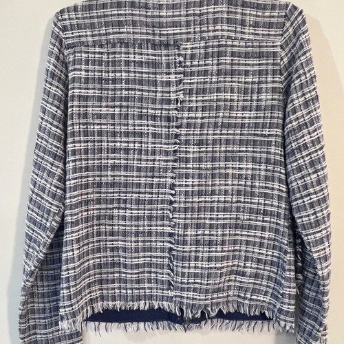 Line of Oslo cotton tweed bouclé jacket