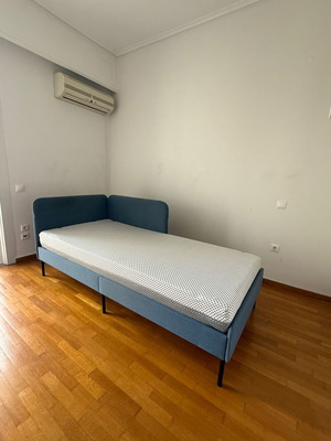 Corner bed with headboard and mattress used