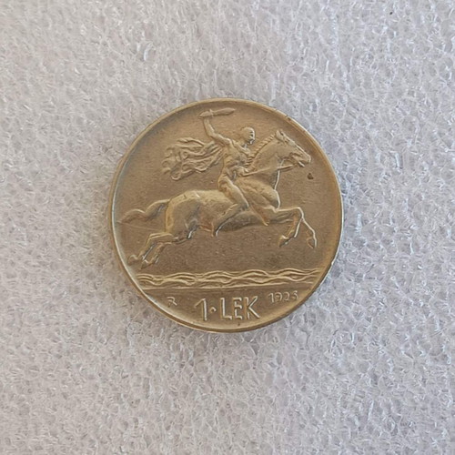 Albania 1 Lek Coin 1926 used, nickel