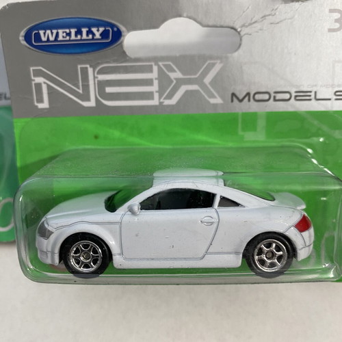 Welly toy car collection 1:64 scale, 9 pieces including Audi TT, R8, Pagani Huayra, BMW X5, VW T1, Beetle, Mazda MX5