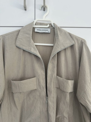 Vassia Kostara Ice Jumpsuit M/L Like New Grey Beige
