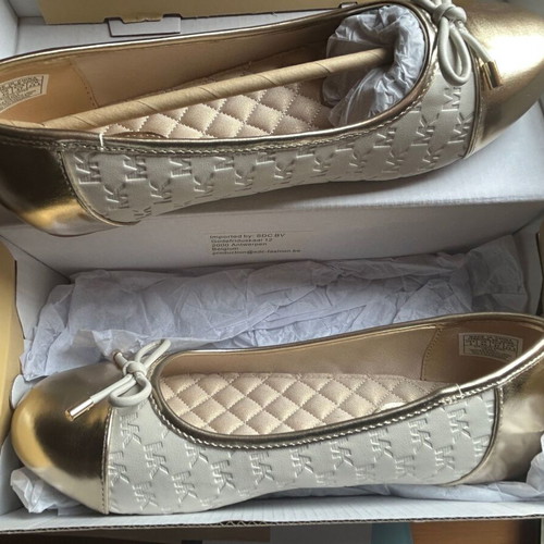 Michael Kors ballet flats size 37, gold