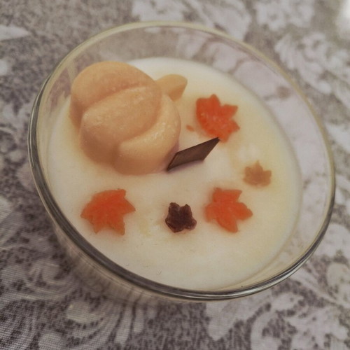 Pumpkin Pie candle new, soy wax with pumpkin pie scent