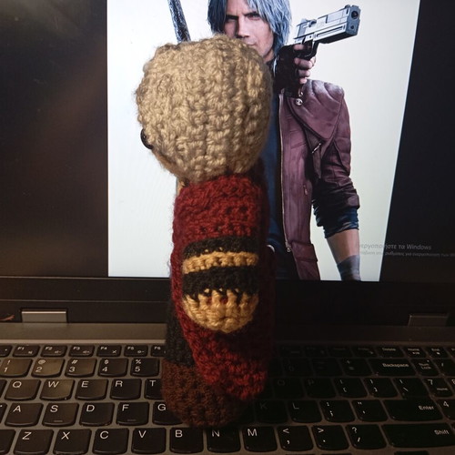 Dante Sparda Crochet Plushie new from Devil May Cry