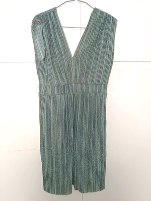 Lurex dress with elastic waist small like new JusTop