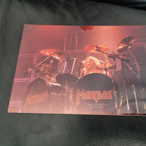 Manowar photos like new, set of 10 professional photos Athens 1992