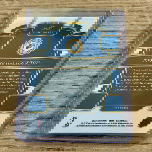 Κάρτα Tyrese Haliburton Indiana Pacers Panini NBA Select 2023-24
