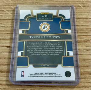 Κάρτα Tyrese Haliburton Indiana Pacers Panini NBA Select 2023-24