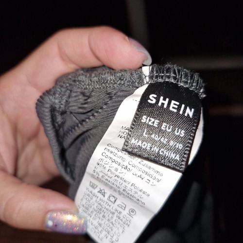 Shein top L grey new