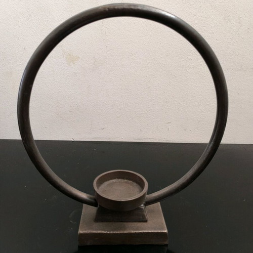 Indian decorative metal candle or tealight holder used