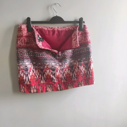 H&M mini skirt red like new
