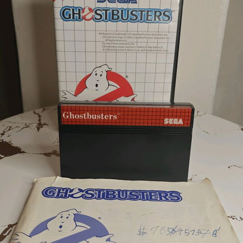 Ghostbusters Sega Master System used classic action game