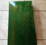 Green backgammon set
