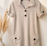 Massimo Dutti dress beige, like new, size S/M