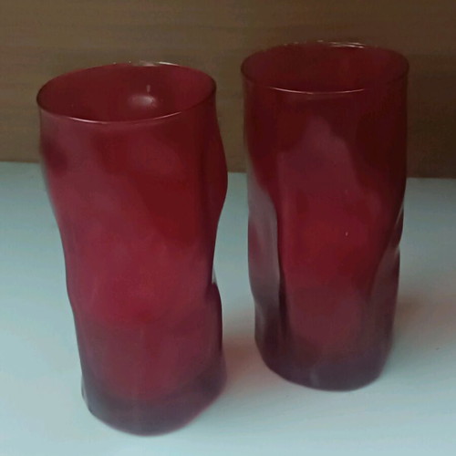 Glass cups used, pack of 2 pieces