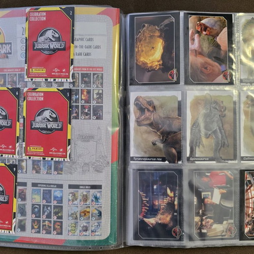 Jurassic Park 30th Anniversary Panini Album new, 92 of 189 cards