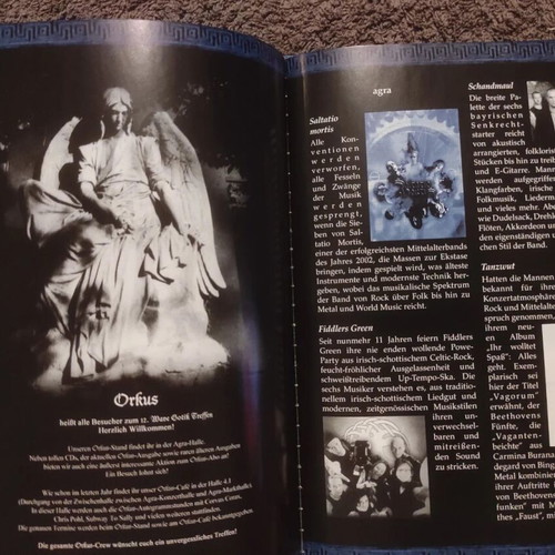 2003 Pfingstbote Wave Gotik Treffen book like new, German