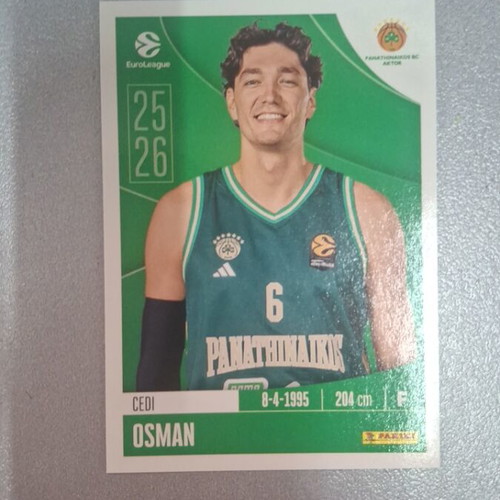 Euroleague 2025-26 Cedi Osman card new