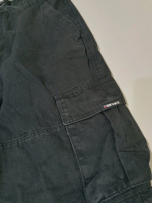 Cargo παντελόνι μαύρο Bershka μέγεθος Small σαν καινούργιο