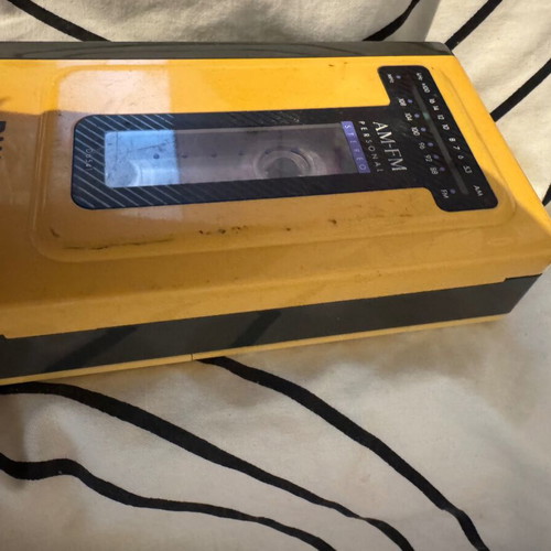 Philips AM/FM Stereo cassette player used, vintage retro collectible