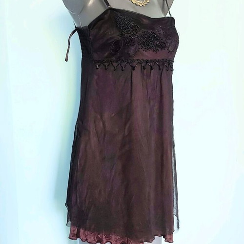 Tulle dress with bustier and rich decoration used, MNG by Mango