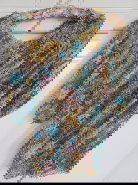 Ysatis ανάλαφρη ,ευρύχωρη,τουνίκ,floral,3/4,μανίκια