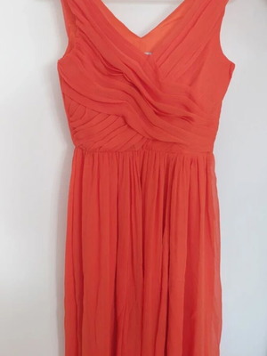 Coral dress H&M like new, XS, with lining
