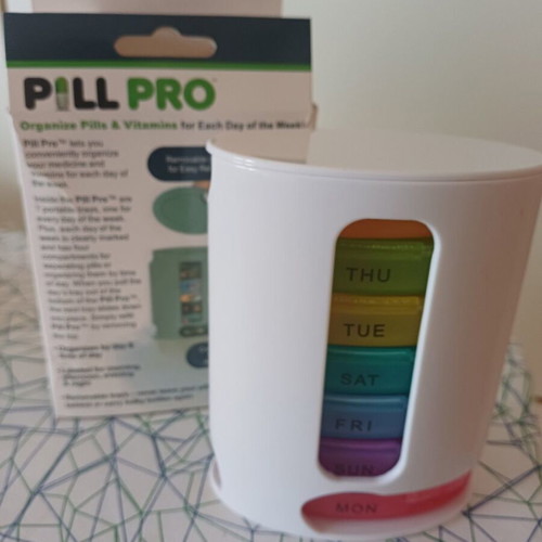 Pill organizer for 7 days new, 4 doses per day