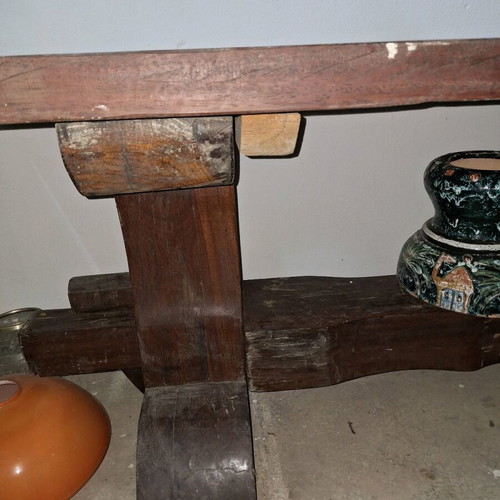 Monastic table used, old, unliftable